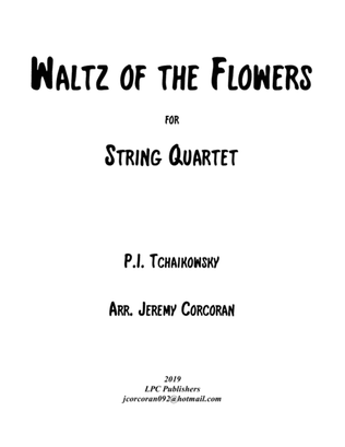 Book cover for Waltz of the Flowers from The Nutcracker Suite for String Quartet