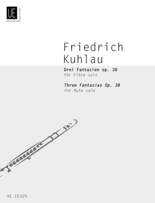 Book cover for 3 Fantasias Op. 38