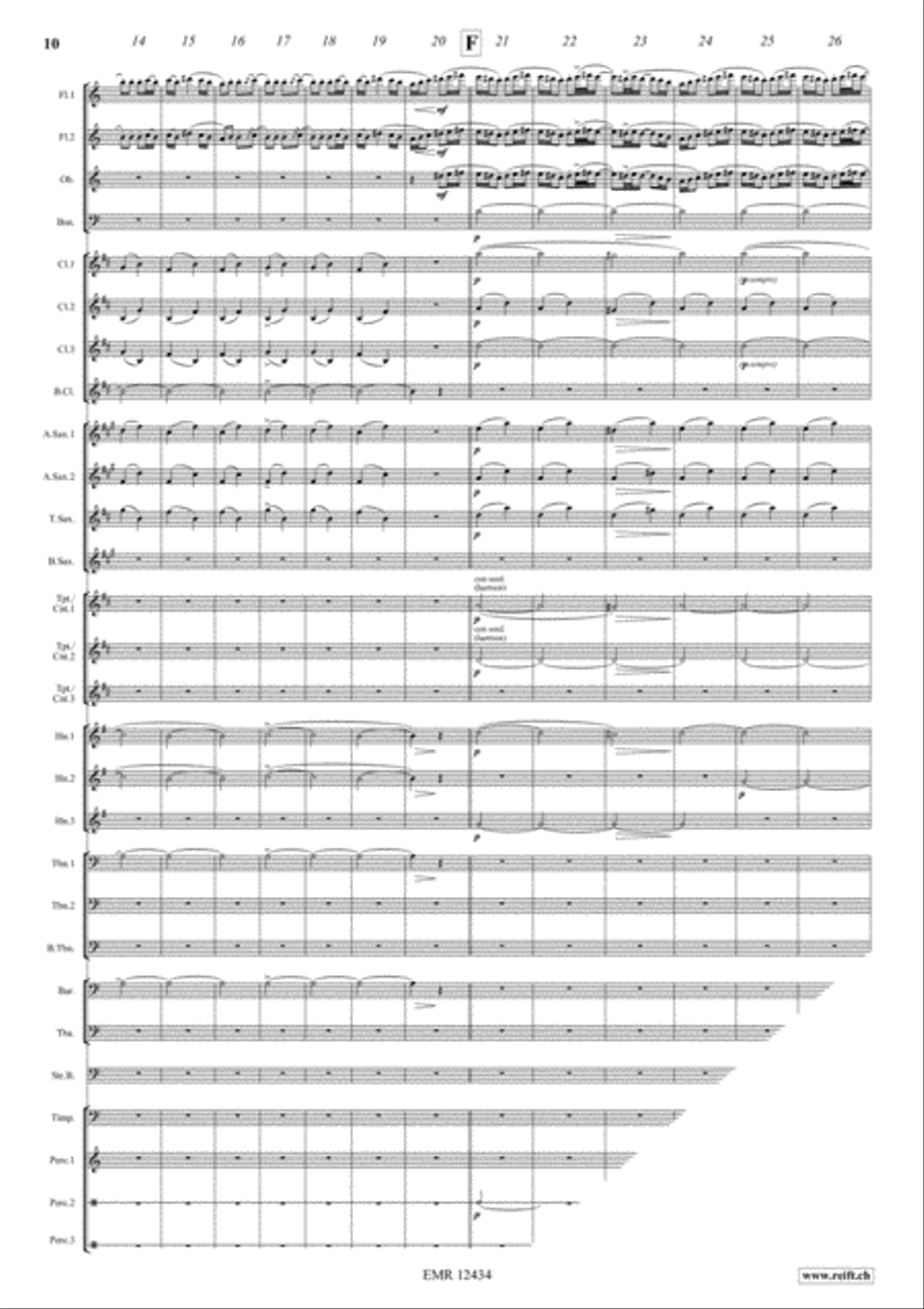 Romanian Folk Dances Concert Band scores gallery preview page 8