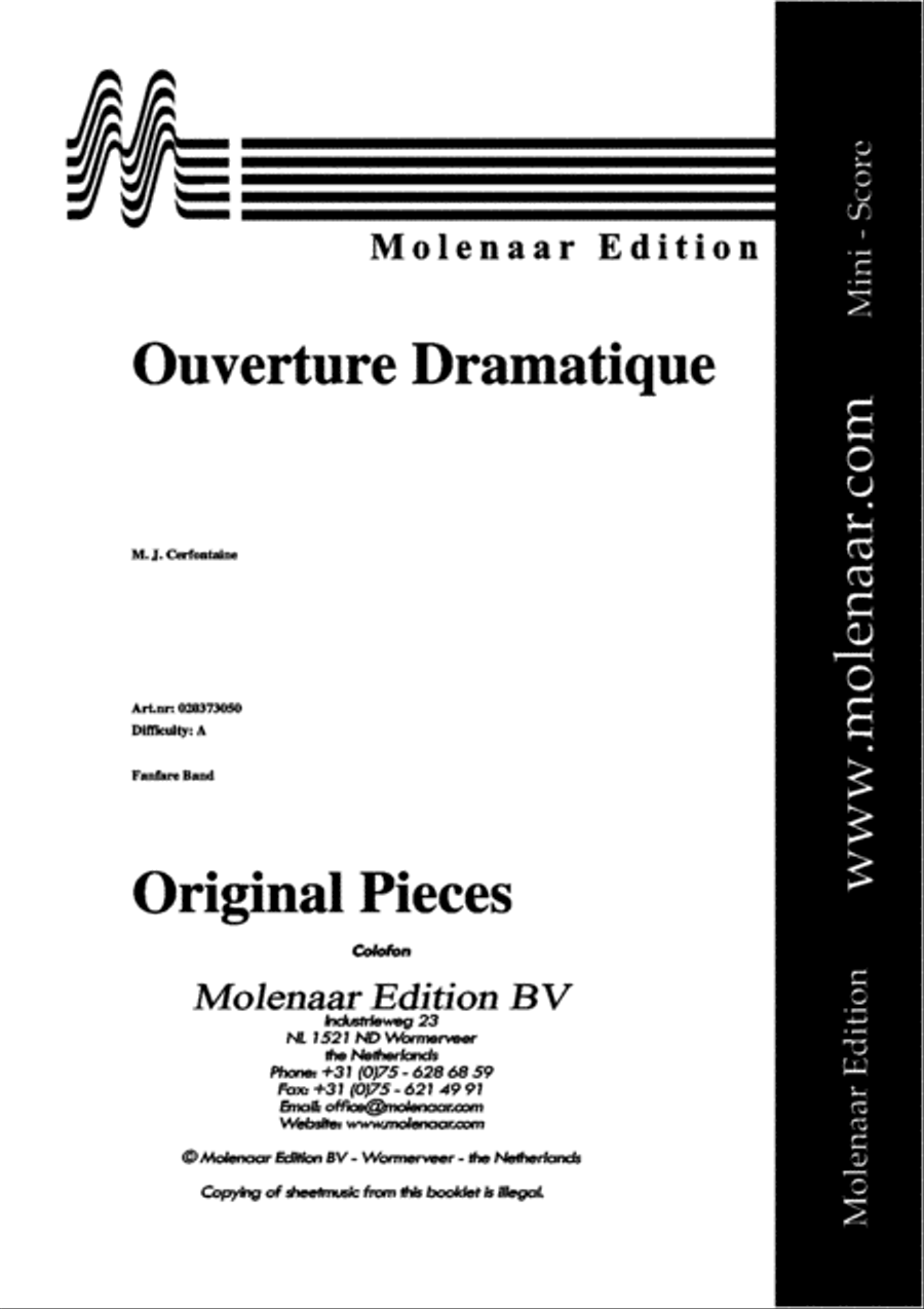 Ouverture Dramatique Fanfare Band scores gallery preview page 2