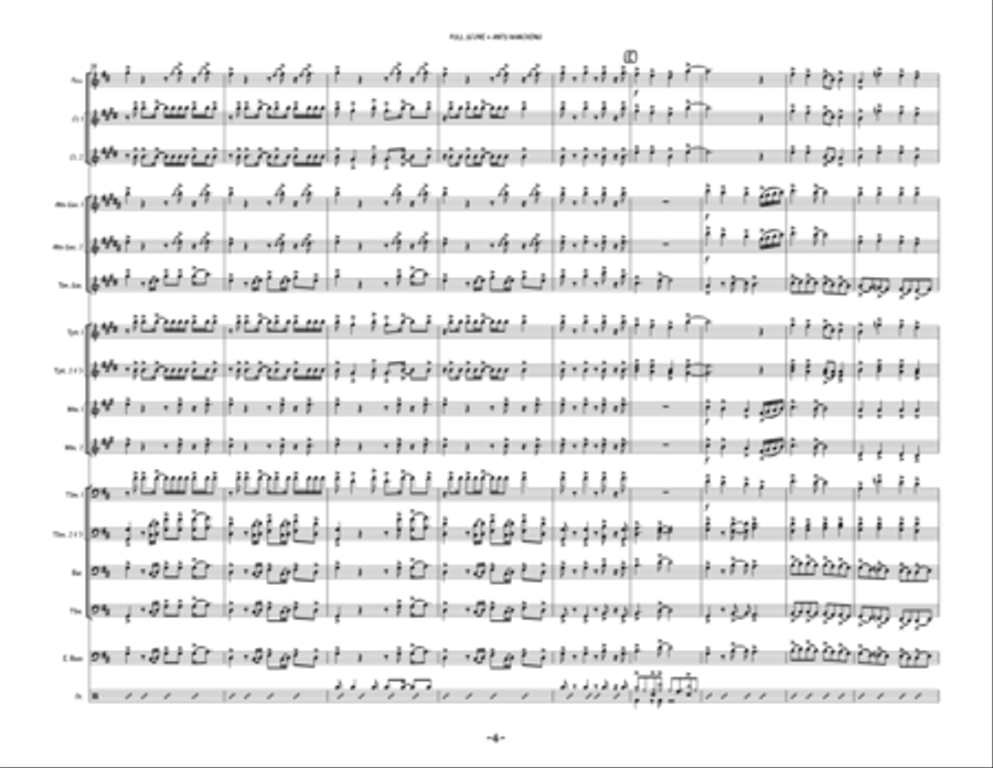 Ants Marching Ants Marching Marching Band scores gallery preview page 4