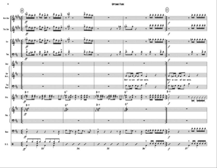 Uptown Funk 4-Part scores gallery preview page 6
