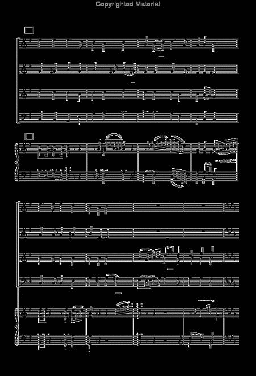 Hark! The Herald Angels Sing - SATB Octavo 4-Part scores gallery preview page 5