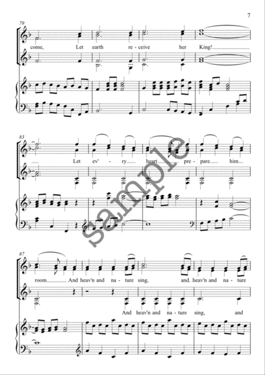 Joy to the World SSAA scores gallery preview page 7