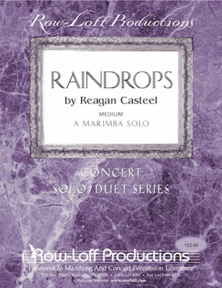 Book cover for Raindrops - Marimba