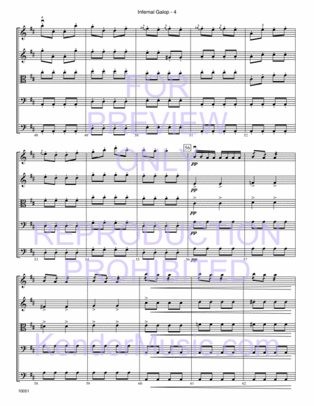 Infernal Galop (from Orpheus In The Underworld, Act 2) (Full Score)