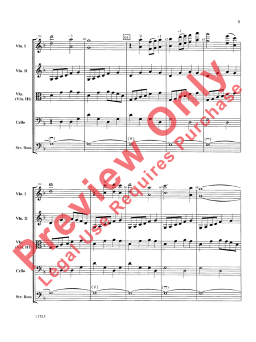 Arlington Sketches String Orchestra scores gallery preview page 10