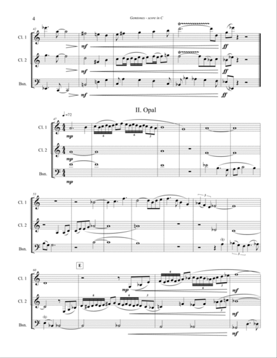Fuga VII Saxophone Quartet scores gallery preview page 3