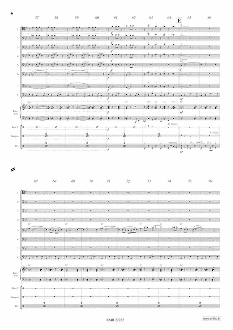 Bahia Blues Bassoon scores gallery preview page 6