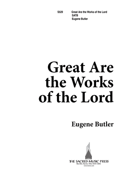 Great Are the Works of the Lord