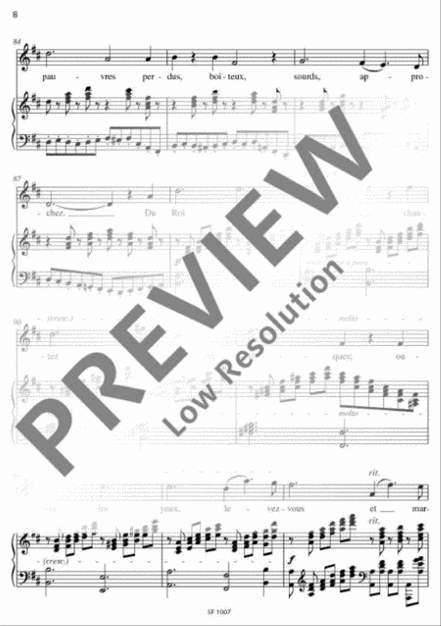 Jésus de Nazareth Voice Solo scores gallery preview page 9