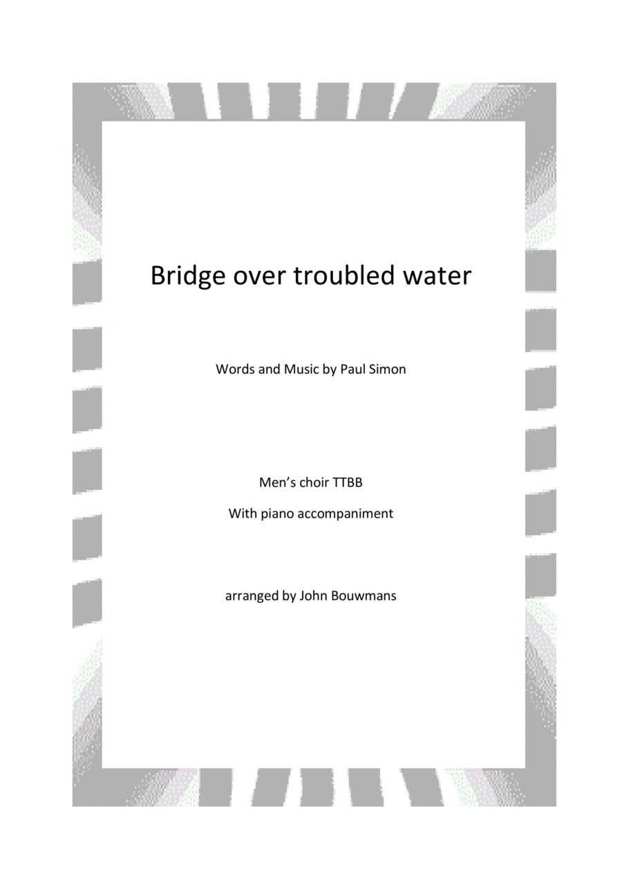 Bridge Over Troubled Water TTBB scores gallery preview page 1