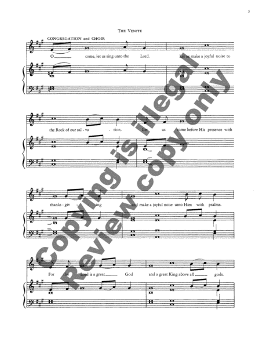 Order of Matins & Vespers Choir scores gallery preview page 4