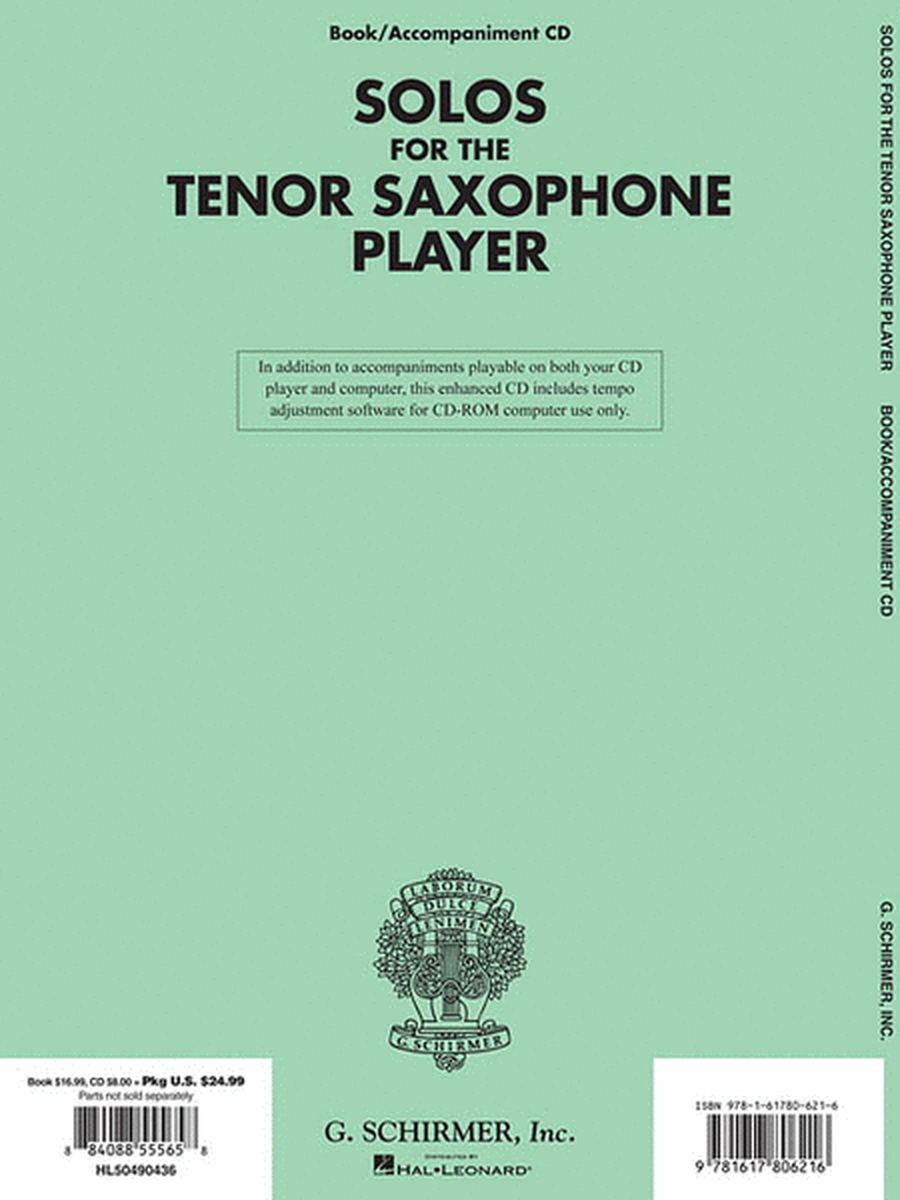Solos for the Tenor Saxophone Player image number null