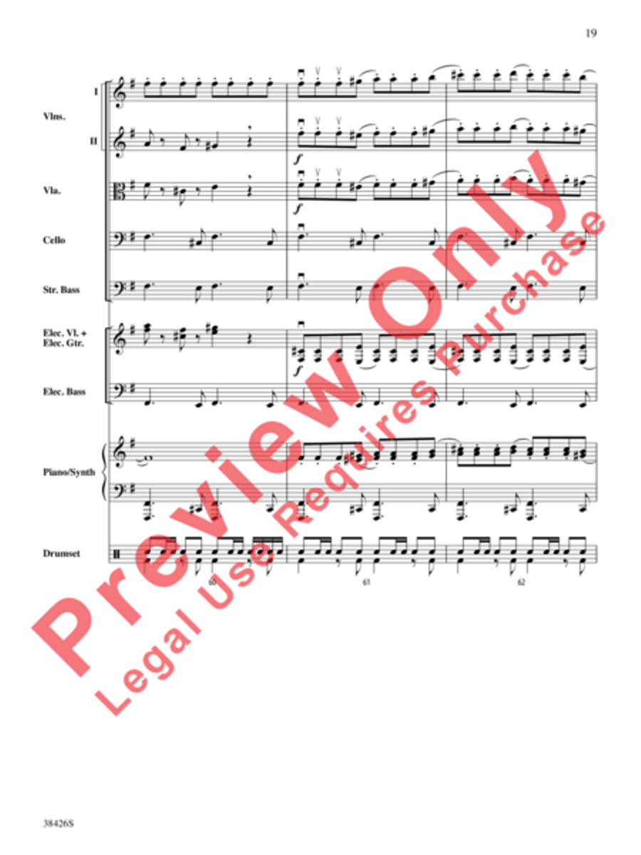 A Mad Russian's Christmas String Orchestra scores gallery preview page 20