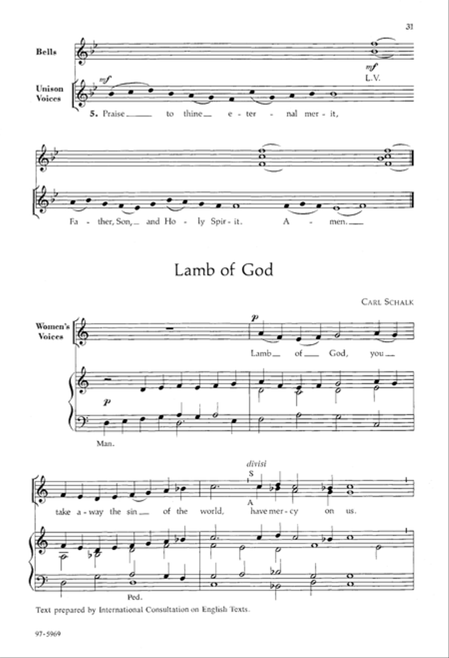 A Third Crown Choir Book 3-Part scores gallery preview page 10