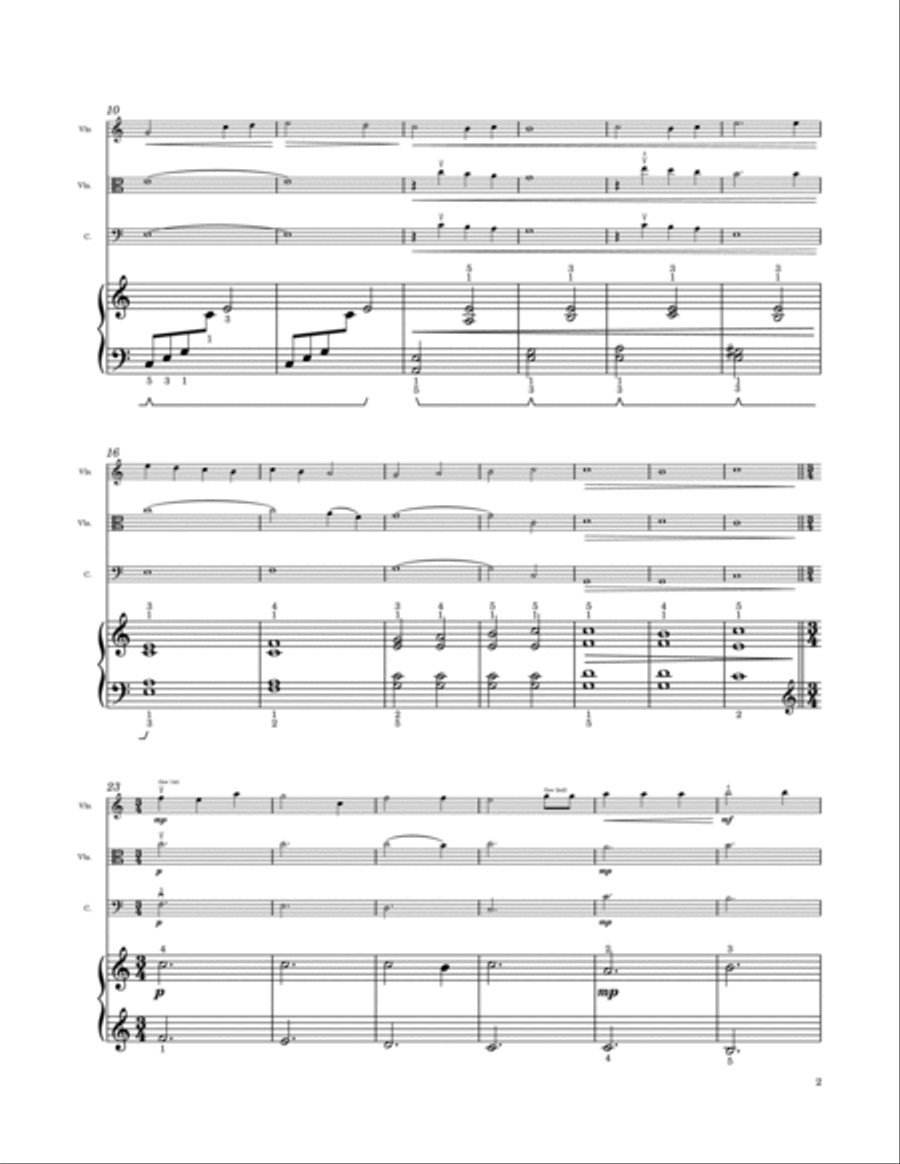 The Lord's Prayer Cello scores gallery preview page 3