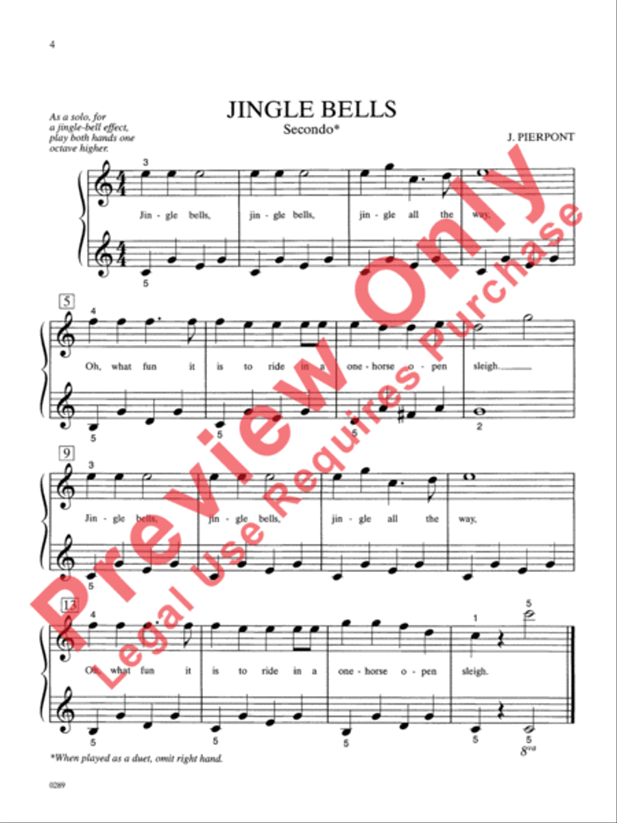 Beginning Christmas Favorites Easy Piano scores gallery preview page 9