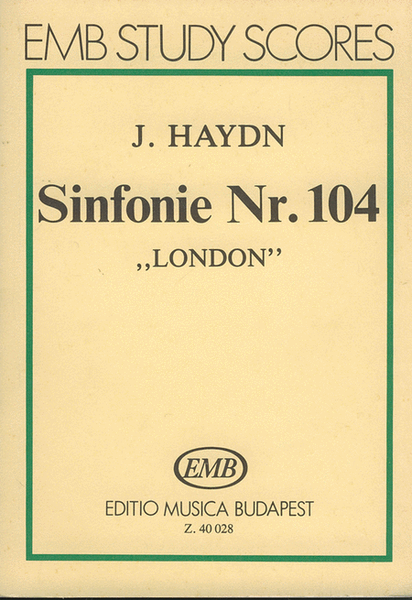Sinfonie Nr. 104 (D-Dur) London