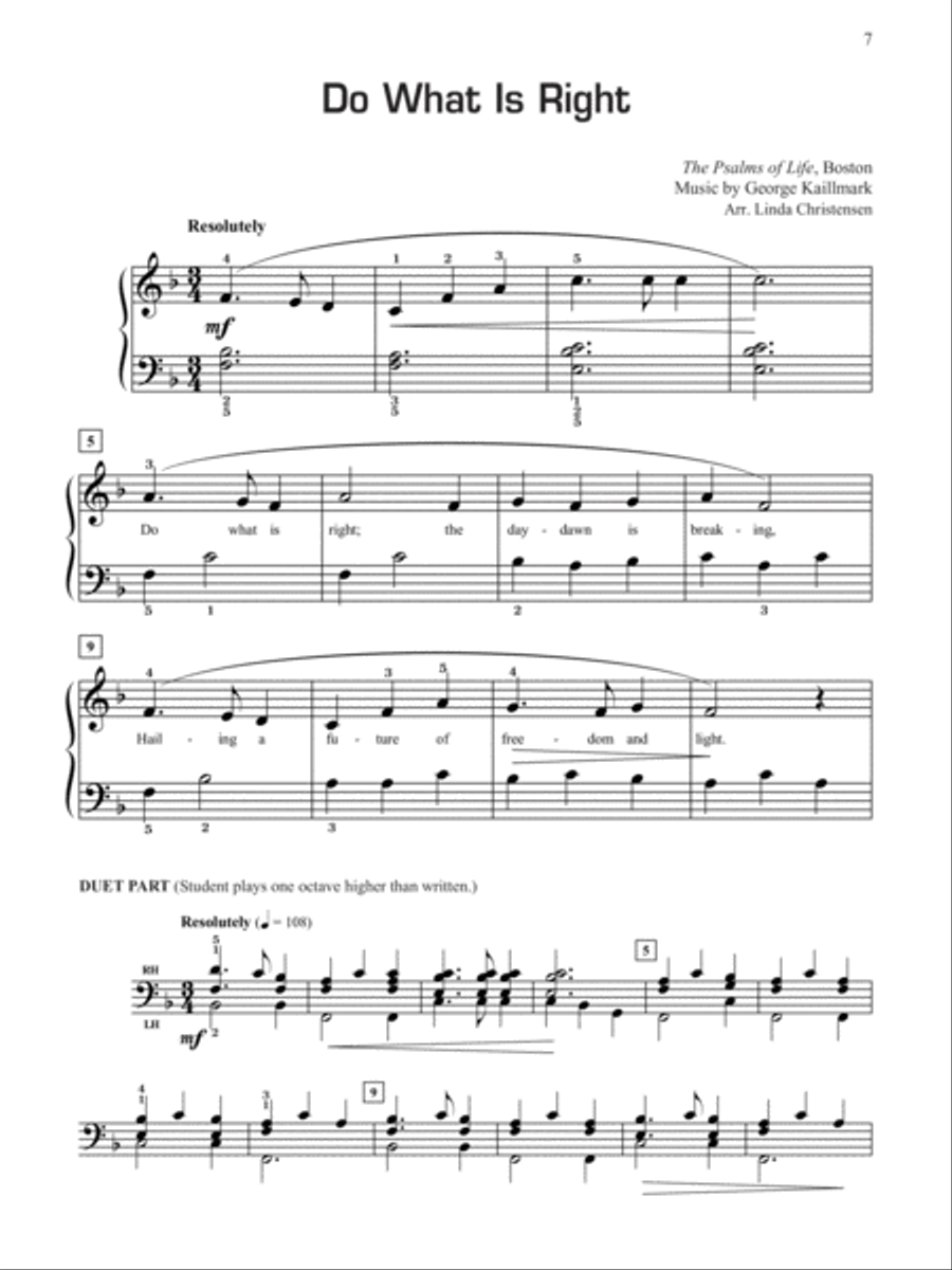Play Mormon Hymns, Book 2 Easy Piano scores gallery preview page 4