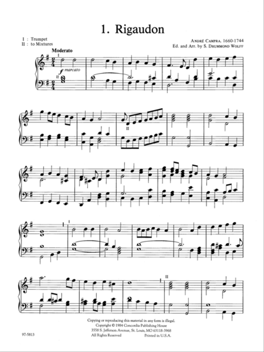 Baroque Music for Manuals, Vol. III Organ scores gallery preview page 3