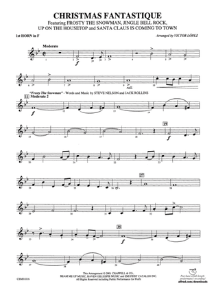 Christmas Fantastique (Medley): 1st F Horn