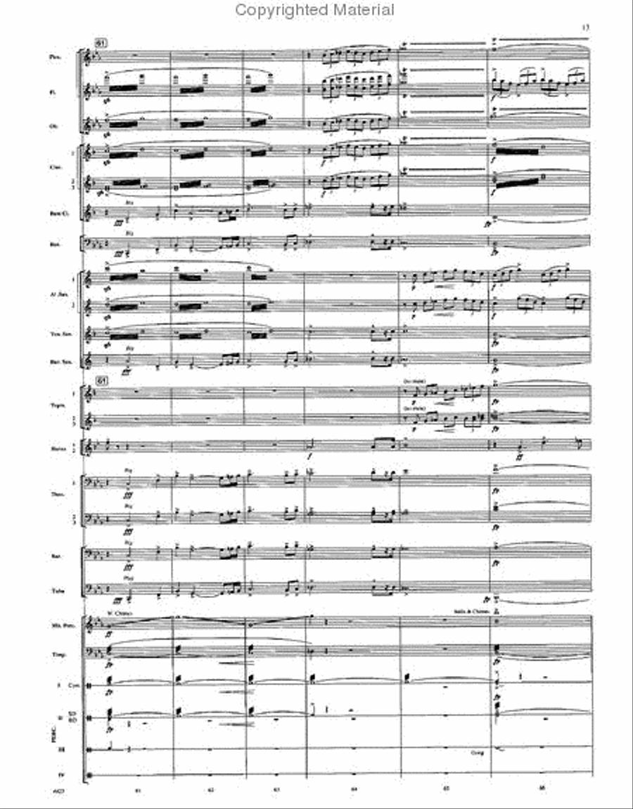 When Angels Weep Concert Band scores gallery preview page 12