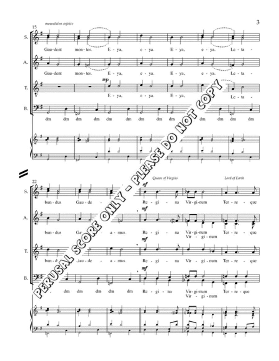 Eya Eya 4-Part scores gallery preview page 3