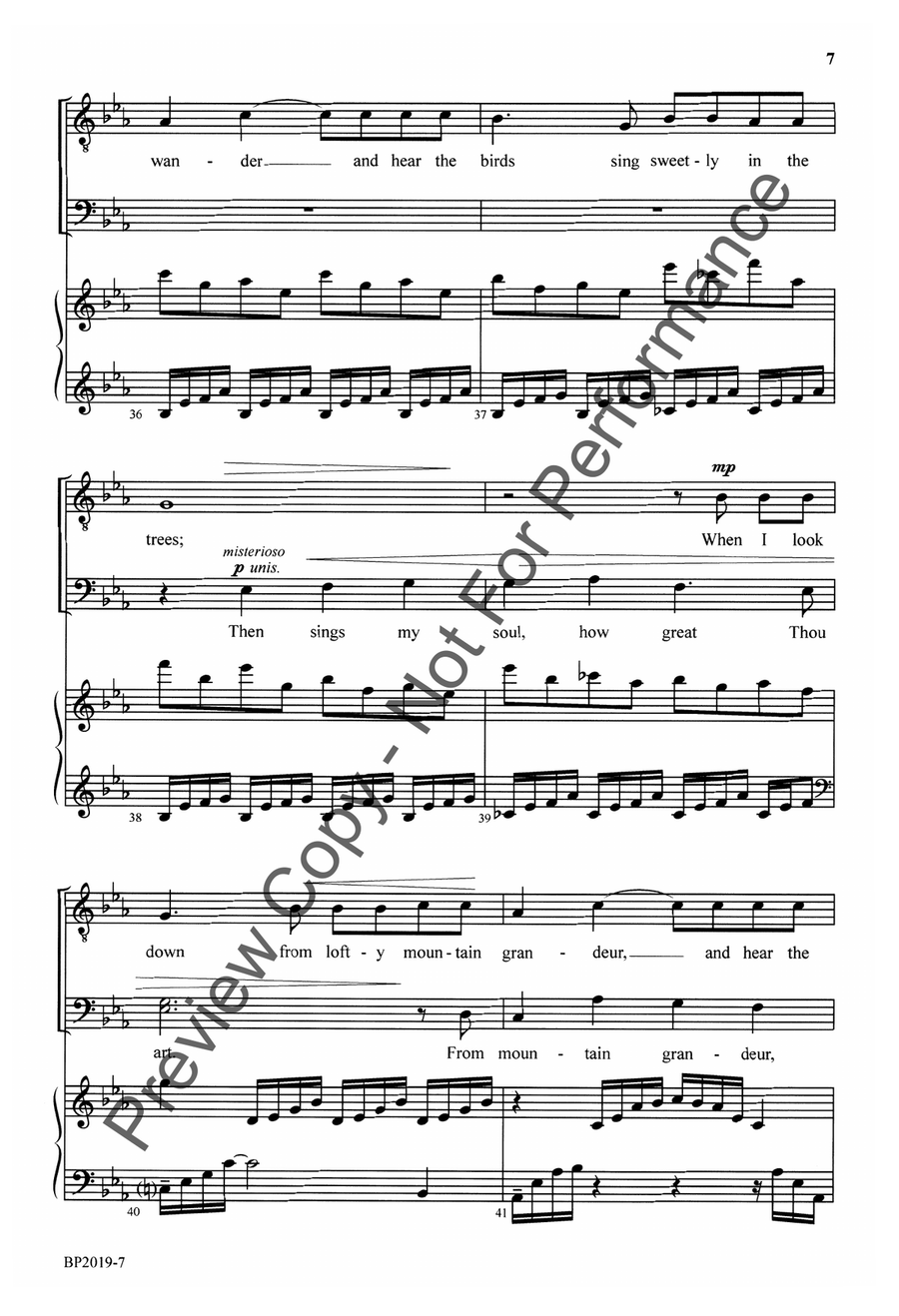 How Great Thou Art - TTBB TTBB scores gallery preview page 8