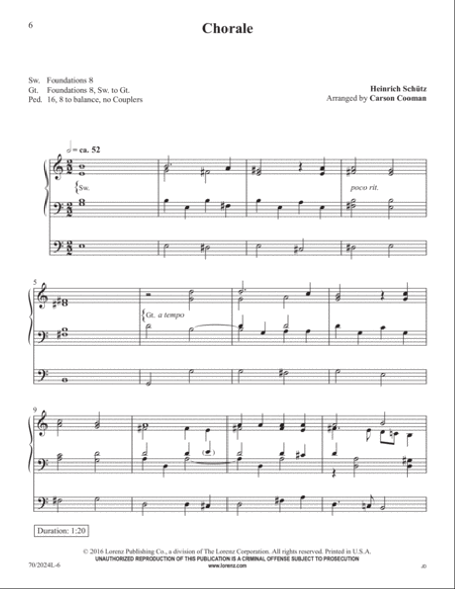 The Sacred Organ Library, Vol. 1 Organ Solo scores gallery preview page 4