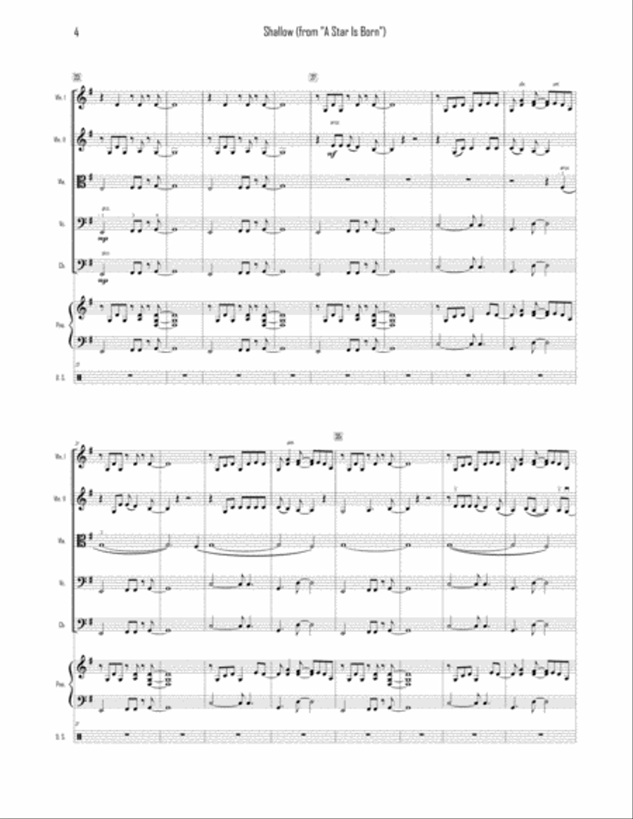 Shallow String Quartet scores gallery preview page 4
