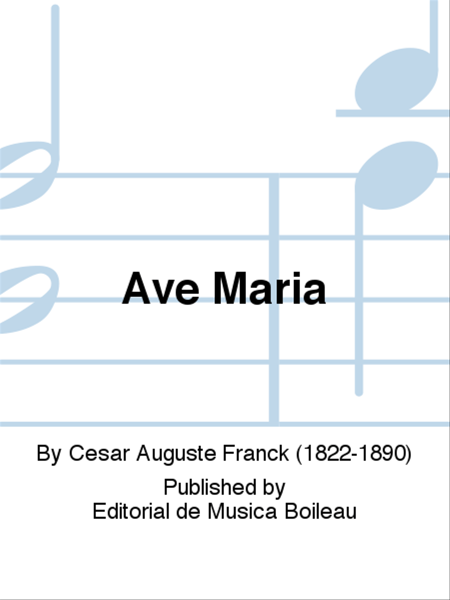 Ave Maria Voice scores gallery preview page 1