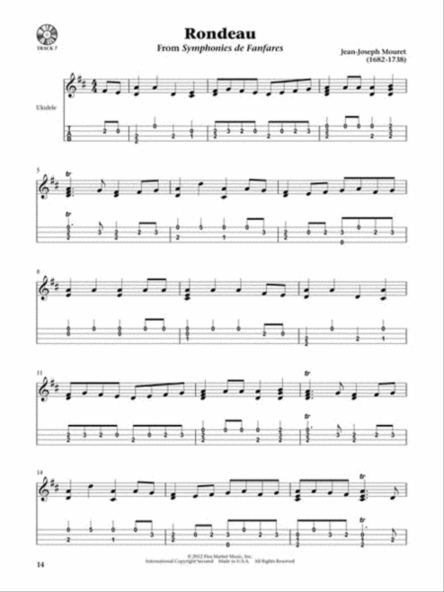 The Baroque Ukulele Guitar Tablature scores gallery preview page 5