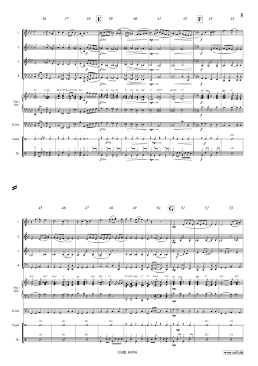 I Got Rhythm Woodwind Quartet scores gallery preview page 4