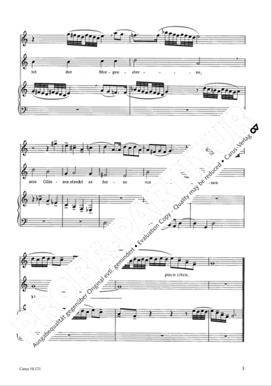 The only Son from Heaven (Herr Christ, der einig Gotts Sohn) Unison Choir scores gallery preview page 4