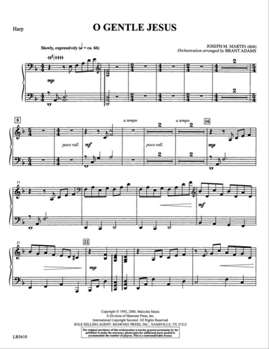 Colors of Grace - Lessons for Lent (New Edition) (Orchestra Accompaniment) - Harp Choir scores gallery preview page 4