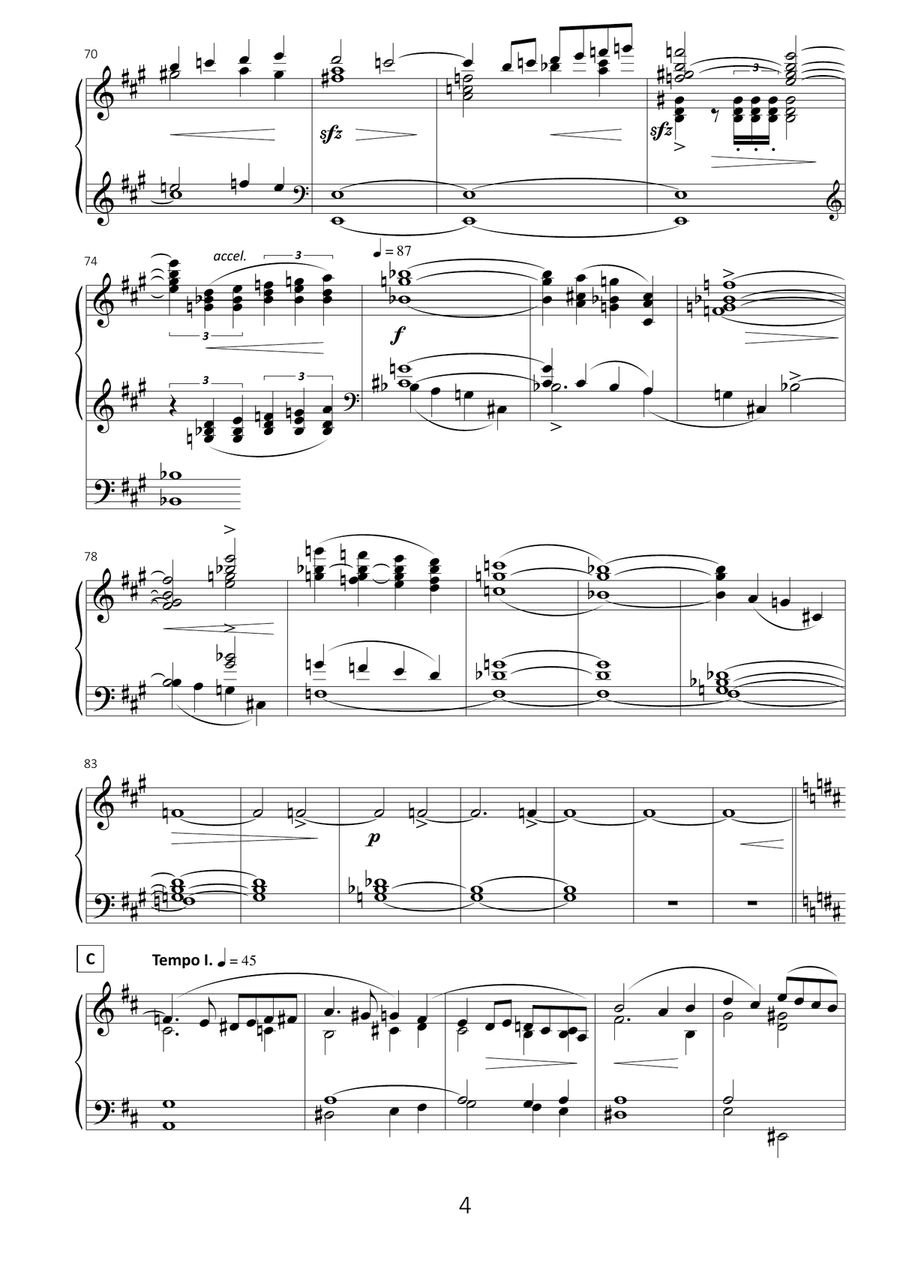Mahler - Symphony no.3 Finale - Piano solo Piano Solo scores gallery preview page 6