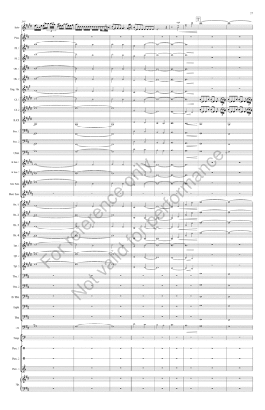 Shenandoah Fantasy Concert Band scores gallery preview page 28