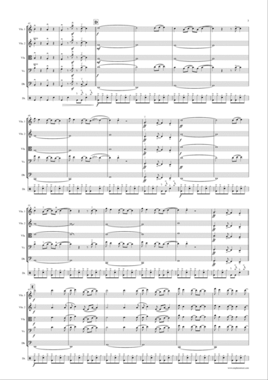 Blinding Lights Small Ensemble scores gallery preview page 3