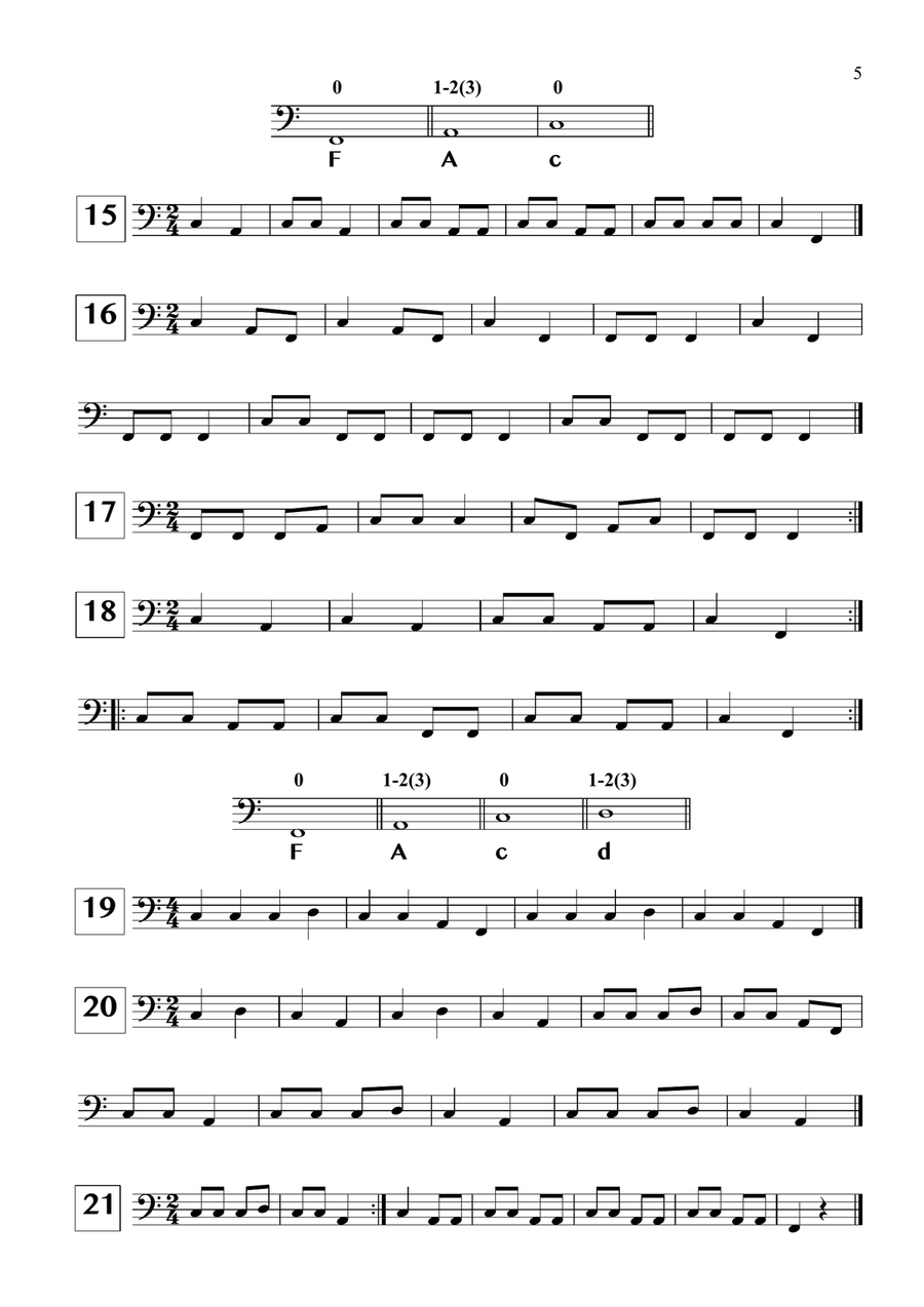 F-Tuba Book for Kids Tuba scores gallery preview page 5