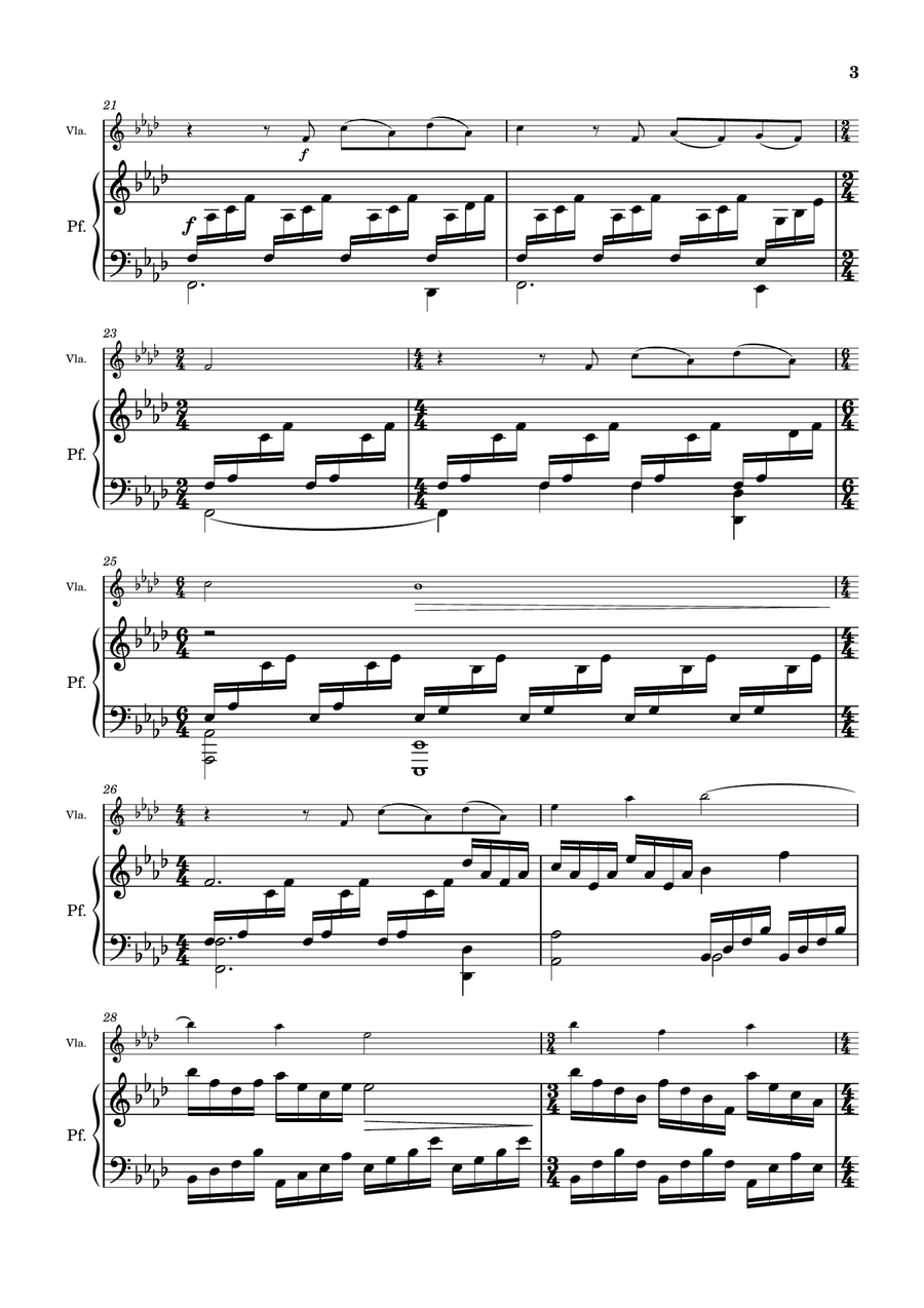 A Hidden Life Chamber Music scores gallery preview page 3