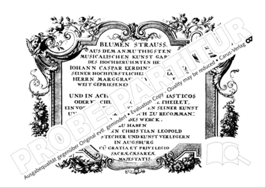 Musikalischer Blumenstrauss Organ Solo scores gallery preview page 4