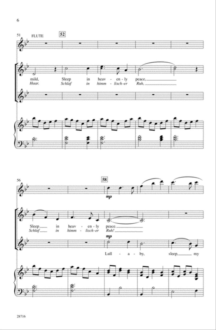 Lullaby on a Silent Night 2-Part scores gallery preview page 5