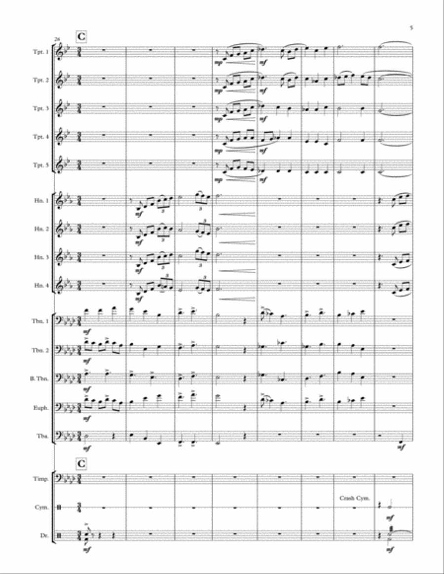 Forging An Icon Brass Ensemble scores gallery preview page 6