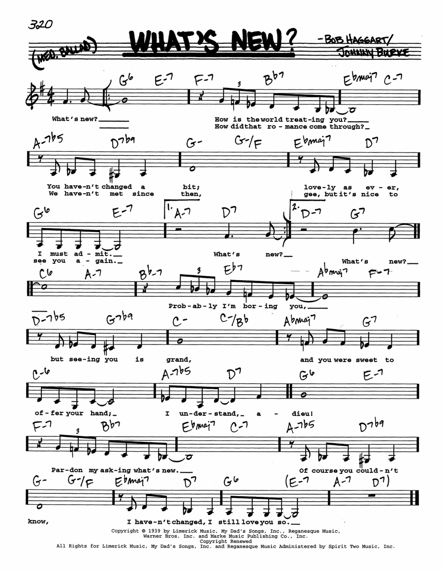 What's New? (Low Voice) Low Voice scores gallery preview page 1