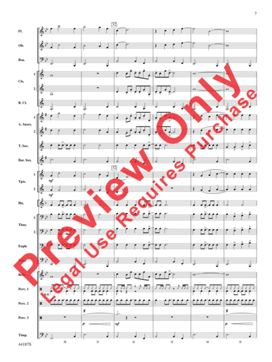 Zeeland Zeeland Concert Band scores gallery preview page 27
