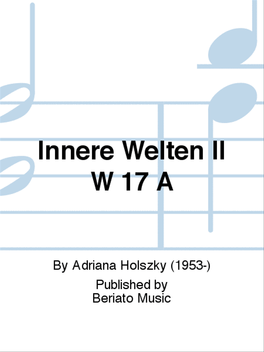 Innere Welten II W 17 A String Quartet scores gallery preview page 1