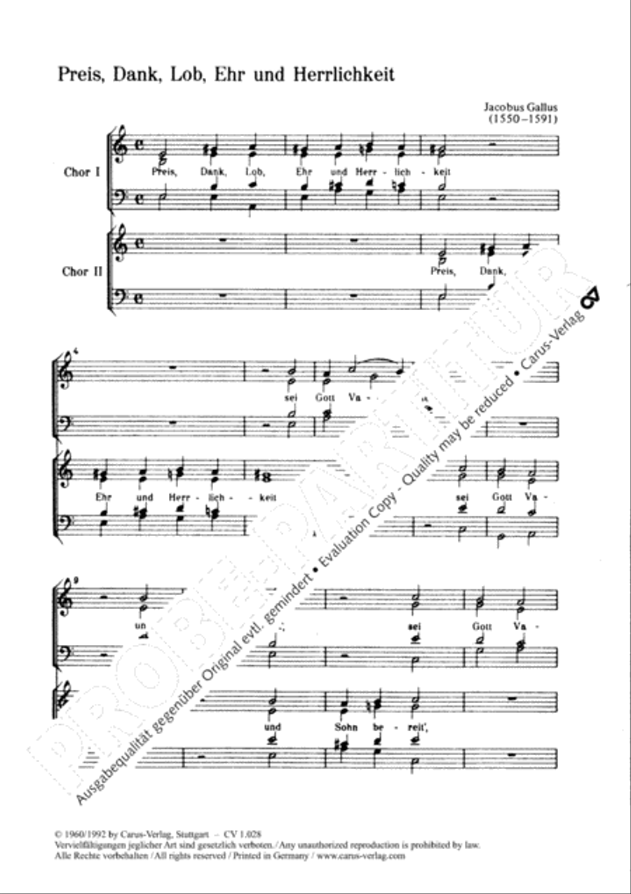 Preis, Dank, Lob, Ehr 4-Part scores gallery preview page 2
