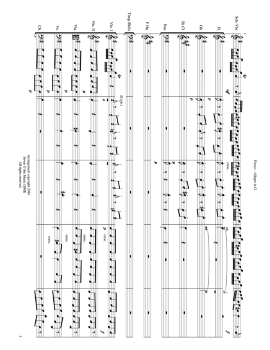 Fiocco - Allegro in G image number null