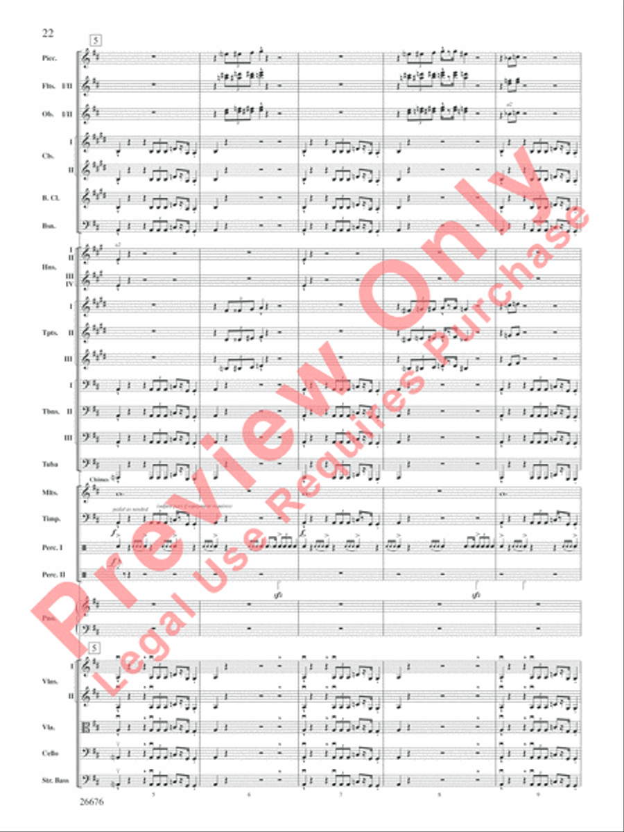 Star Wars Epic -- Part I, Suite from the Full Orchestra scores gallery preview page 23